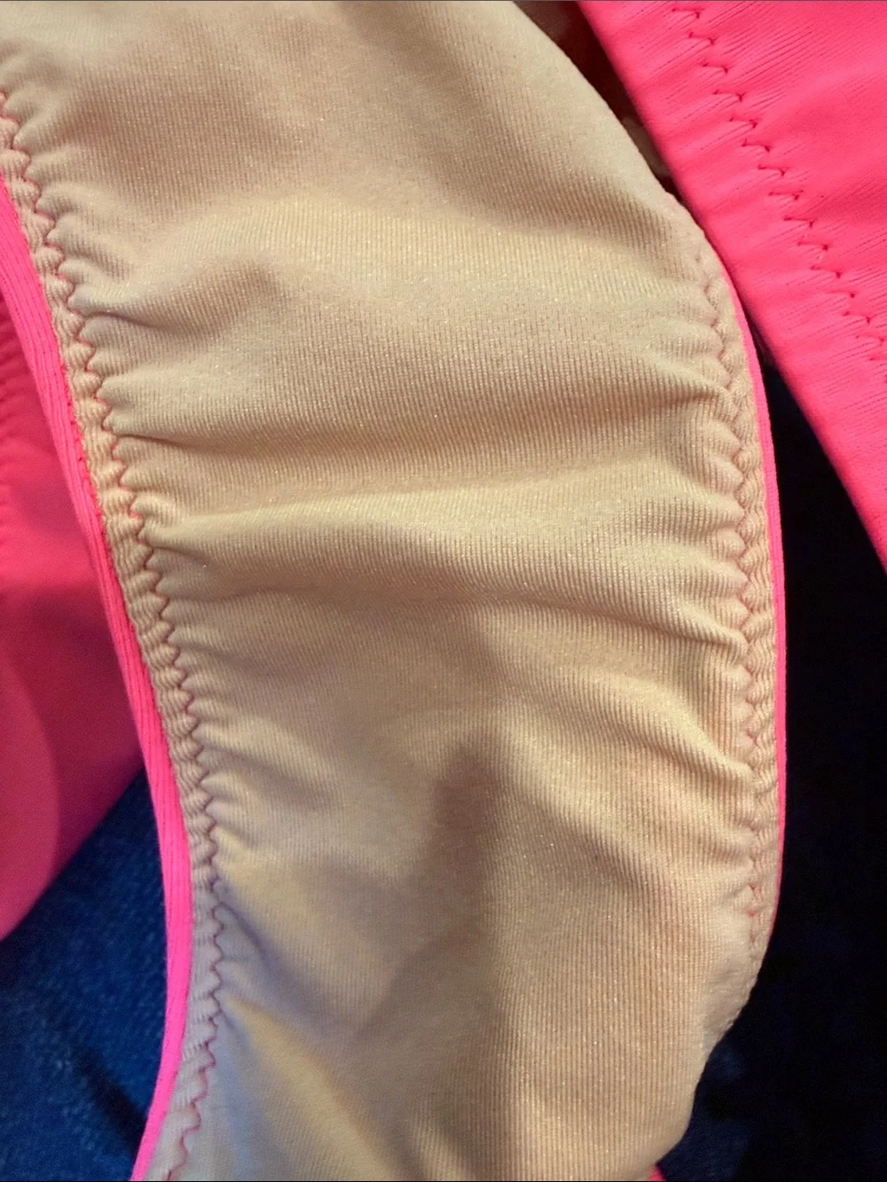 Crewcuts girls pink bikini size 10 .